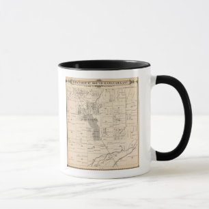 Caneca Mapa da Seção do Condado de Tulare T17S R23E