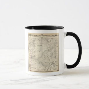 Caneca Mapa da Seção do Condado de Tulare T17S R27E