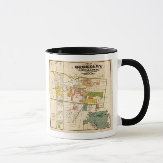 Caneca Mapa de Berkeley (Direita)