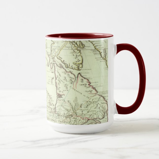 Caneca Mapa de Canadá (Direita)