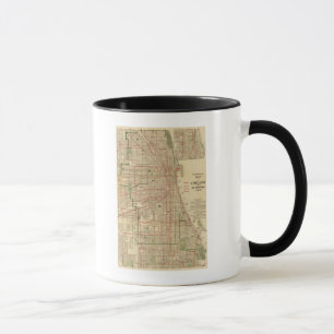 Caneca Mapa de Chicago de Blanchard
