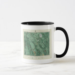 Caneca Mapa de Classificação de Terra de Idaho