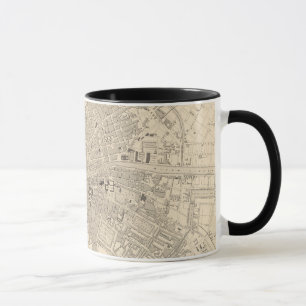Caneca Mapa de Dublim, Irlanda