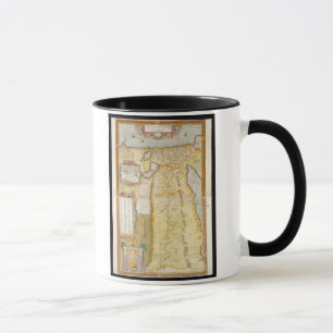 Caneca Mapa de Egipto antigo, 1584