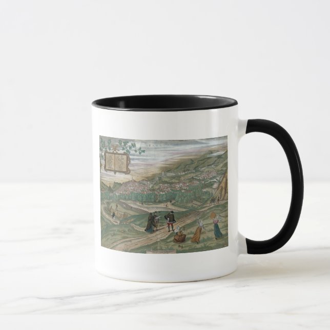 Caneca Mapa de Granada, de "Civitates Orbis Terrarum", V (Direita)