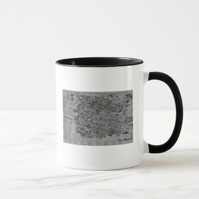 Caneca Mapa de Madrid (Direita)