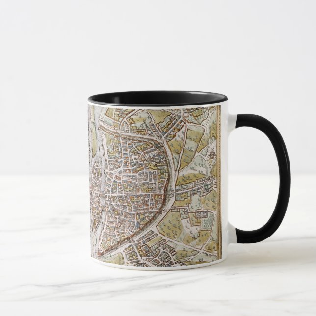 CANECA MAPA DE PARIS, 1581 (Direita)