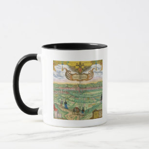Caneca Mapa de Regensburg, 'de Civitates Orbis Terrarum