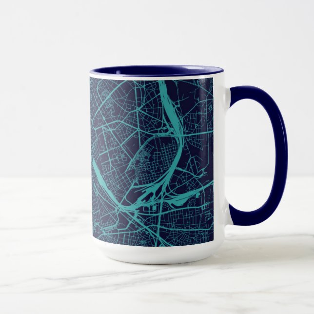 Caneca Mapa de Roma (Direita)