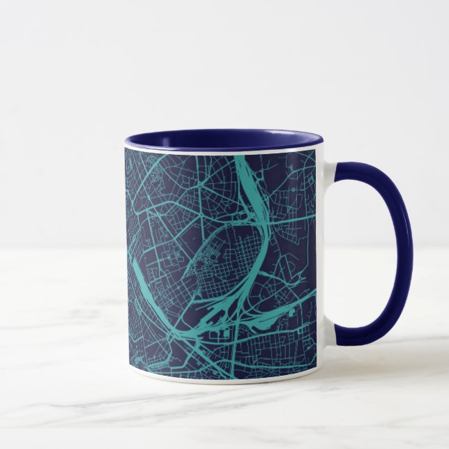 Caneca Mapa de Roma (Direita)