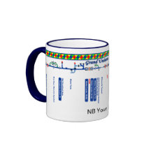 Mapa de rota grande do canal da união (1 de 4)