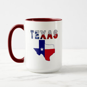 Caneca Mapa de Sinalizador com Texas