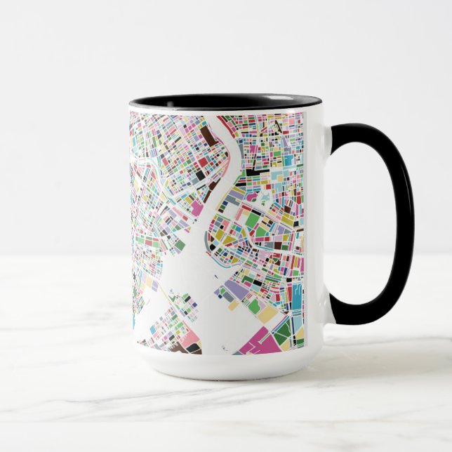 Caneca Mapa de Tokyo Japão (Direita)