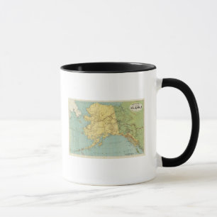 Caneca Mapa do Alasca de Rand McNally