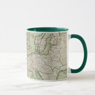 Caneca Mapa do ataque naval em Inglaterra por Napoleon
