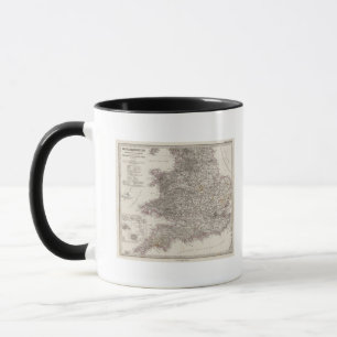 Caneca Mapa do Atlas da Inglaterra