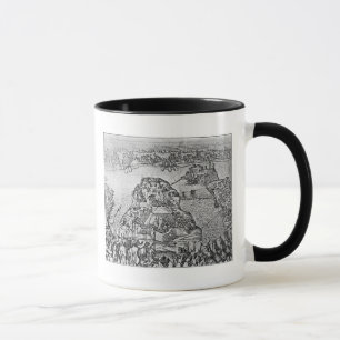 Caneca Mapa do cerco de Malta em 1565