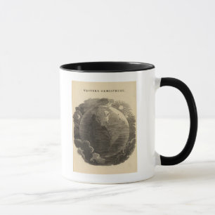Caneca Mapa do Hemisfério Ocidental por Goodrich