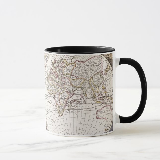Caneca Mapa do mundo do atlas Maior (Direita)
