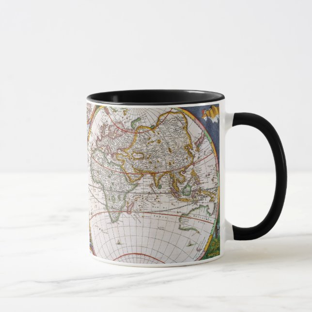 Caneca MAPA DO MUNDO, século XVII (Direita)