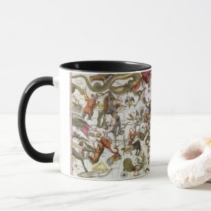 Caneca Mapa Estelar Vintage da Constelação por Backer e B