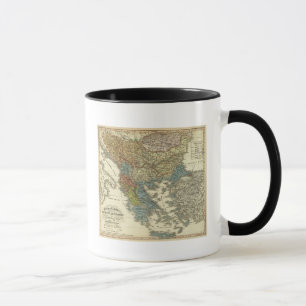 Caneca Mapa etnográfico do Império Otomano