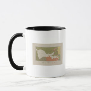 Caneca Mapa Geológico do Distrito de Clear Lake