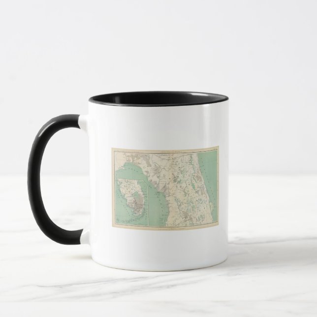 Caneca Mapa geral XI (Esquerda)
