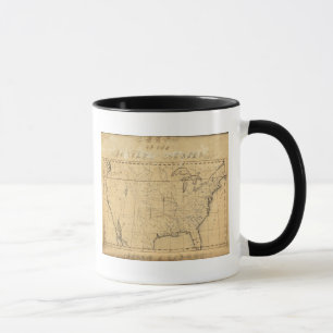 Caneca Mapa Infantil dos Estados Unidos