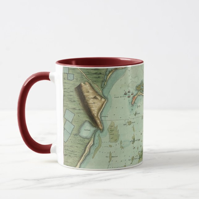 CANECA MAPA: JAMAICA, 1756 (Esquerda)