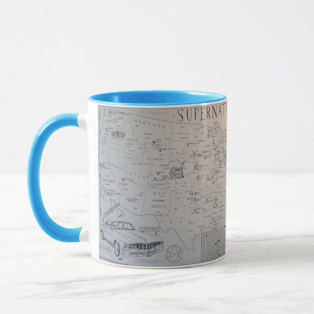 Caneca Mapa Kansas (Esquerda)