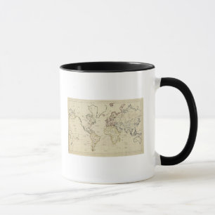 Caneca Mapa mundial