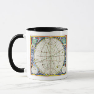 Caneca Mapa que faz um mapa do movimento da terra e dos