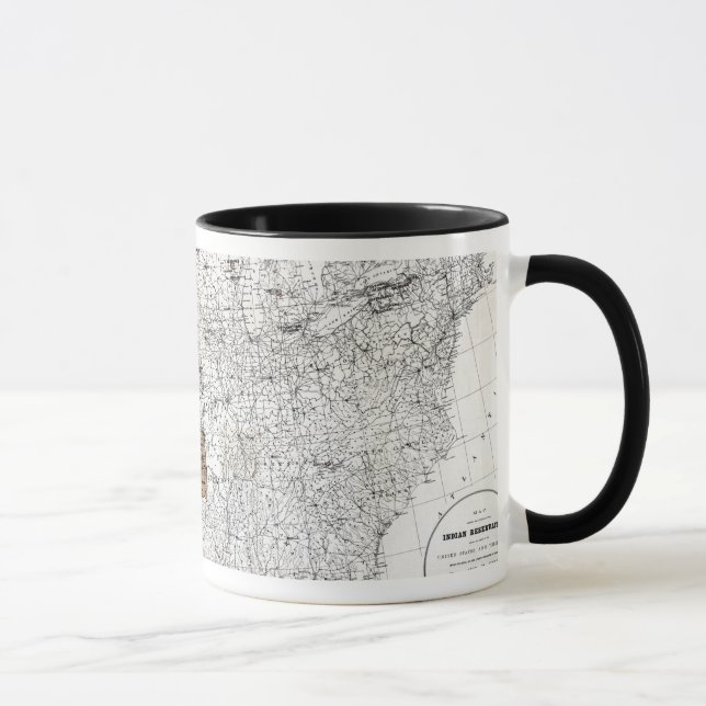 CANECA MAPA: RESERVAS, 1888 (Direita)