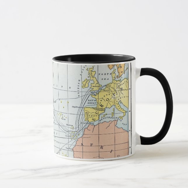 CANECA MAPA: VIAGENS ATLÂNTICAS (Direita)