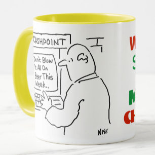 Caneca Máquina de pontos de cascata dá conselhos