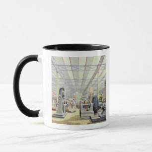 Caneca Maquinaria movente, 'de Dickinson detalhado