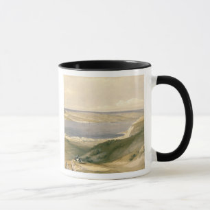 Caneca Mar de Galilee ou de Genezareth, olhando para a