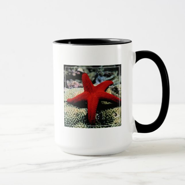 Caneca Mar Vermelho dos peixes | da estrela (Direita)