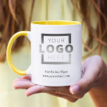 Caneca Marca do logotipo comercial do Promocional de cor<br><div class="desc">Personalize facilmente esta caneca com o logotipo da sua própria empresa e informações comerciais. As capas de promocional dão uma impressão duradoura para que façam ofertas, ofertas ou lembranças corporativas excelentes para clientes, clientes e funcionários. Dica de design: leve a personalização da marca para o próximo nível selecionando uma cor...</div>