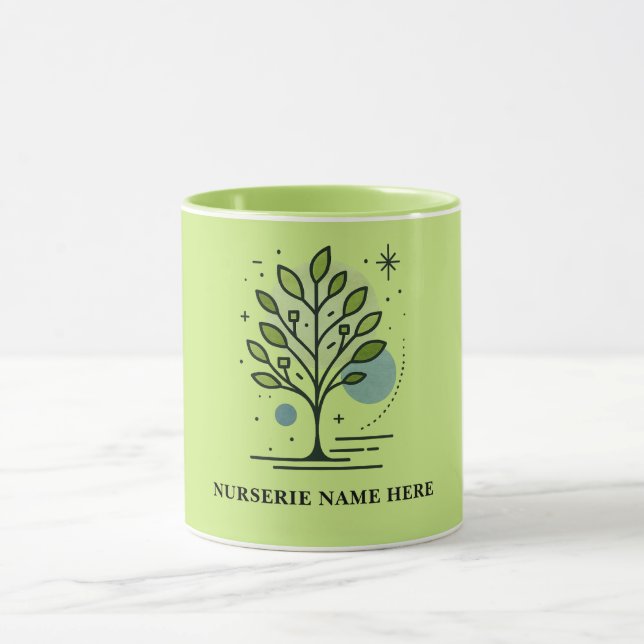 Caneca Marca Personalizada da Greenleaf Nursery  (Centro)