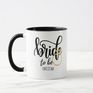 Caneca Marca Personalizada Noiva a Ser Bachelorette Brida