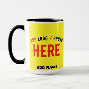 CANECA MARCA VERIFICADA MODERNA AMARELO DE BRILHO PERSONA