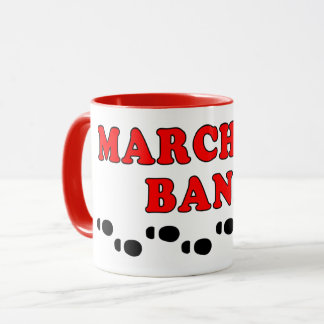 Caneca Marcação de pegadas de Banda