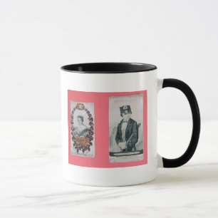 Caneca Marcador da rainha Victoria e do príncipe Albert