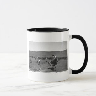 Caneca Marcagem com ferro quente dos vaqueiros