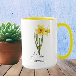 Caneca Marcha de Nascimento Marcha Daffodil Mug