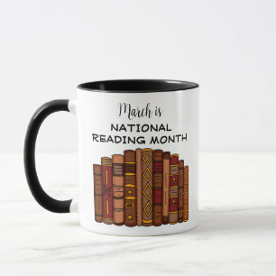 Caneca Março é Mês de Leitura Nacional