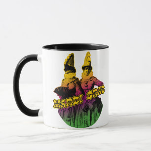 Caneca Mardi Gras Revelers