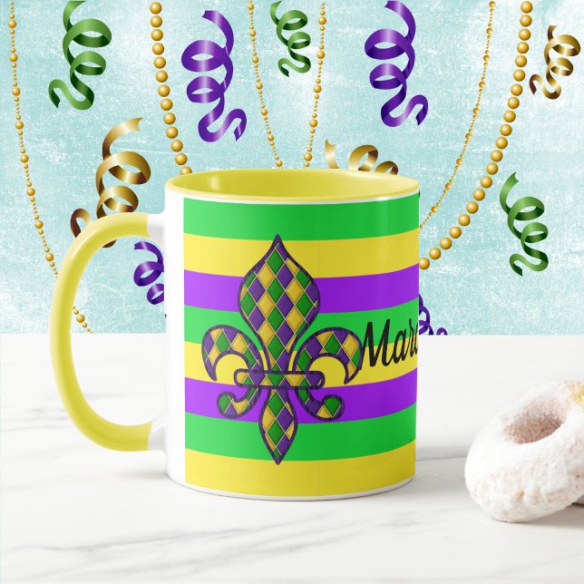 Caneca Mardi Gras Souvenir Café Mug Tea Cup (Criador carregado)